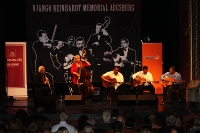 Vano Bamberger & Band - mit Lady-Bass Lindy Huppertsberg beim Festval "Django Memorial" Augsburg
